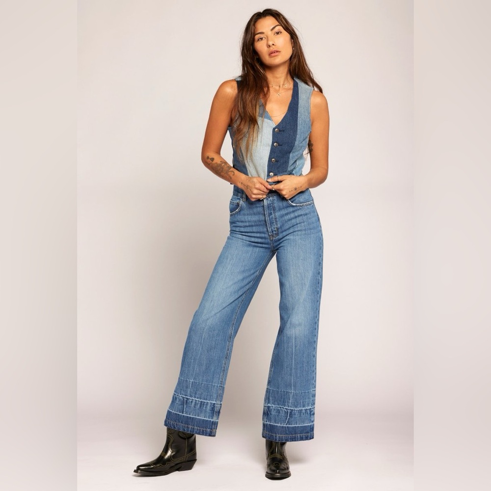 Current Elliot The Navigator Wide Leg Jean